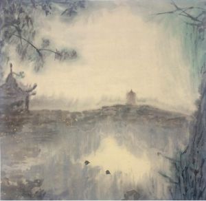 Contemporary Artwork by Li Jiangang - Impression of The West Lake