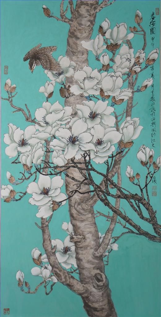 Li Jingshi's Contemporary Chinese Painting - Spring