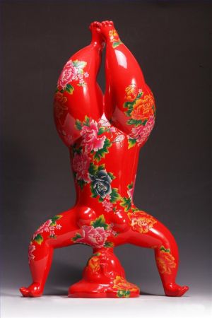 The Charm of Flower 2 - Contemporary Sculpture Art