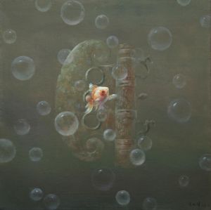 Contemporary Artwork by Li Linxiang - Floating 2