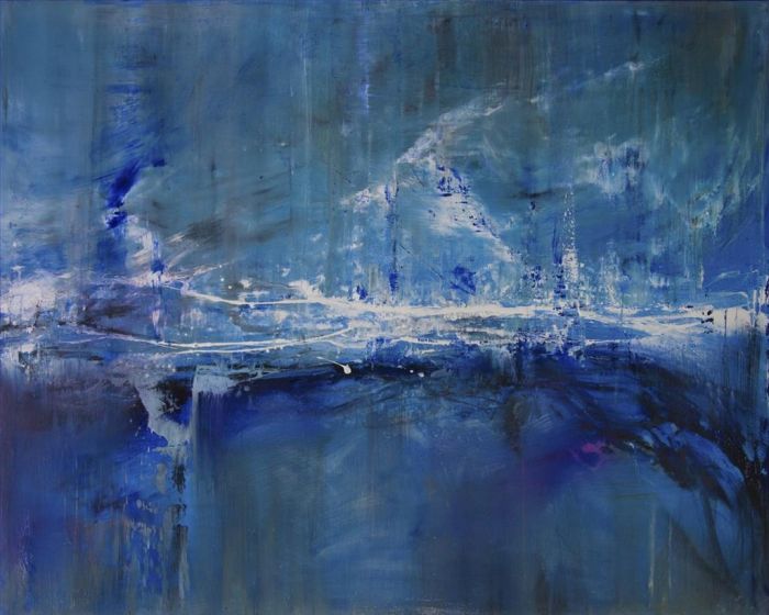 Li Muzi's Contemporary Oil Painting - Abstraction 2