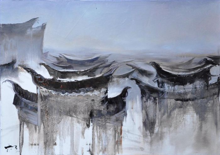 Li Muzi's Contemporary Oil Painting - Phoenix