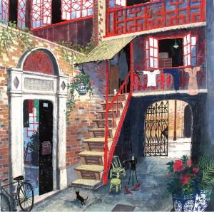 Contemporary Chinese Painting - An Old Building 2