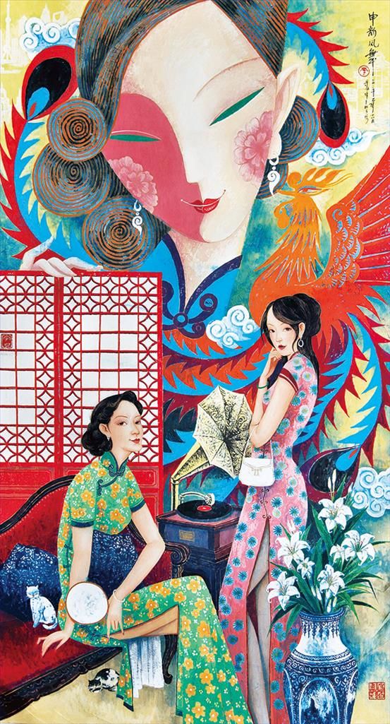 Li Shoubai's Contemporary Chinese Painting - Beauties