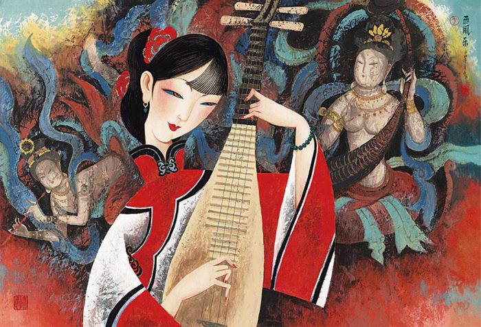 Li Shoubai's Contemporary Chinese Painting - Music of The Western World