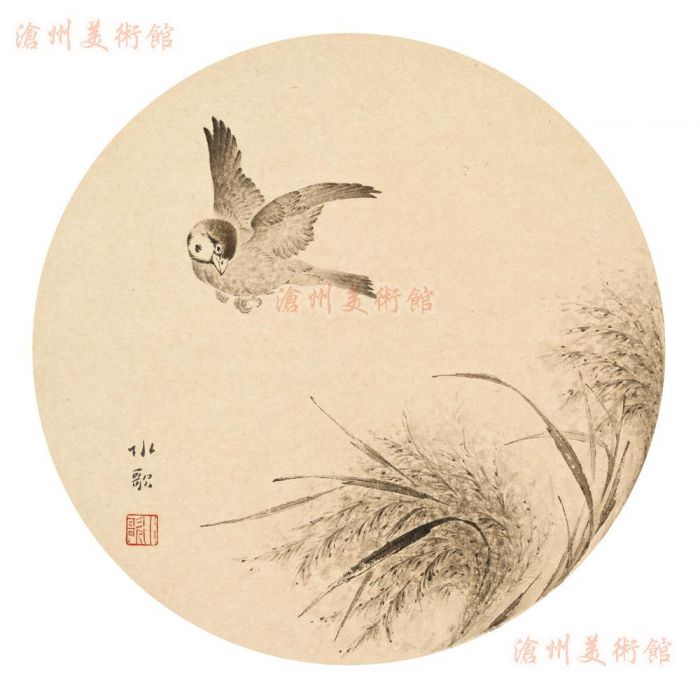 Li Shuige's Contemporary Chinese Painting - Painting of Flowers and Birds in Traditional Chinese Style Sketch 2
