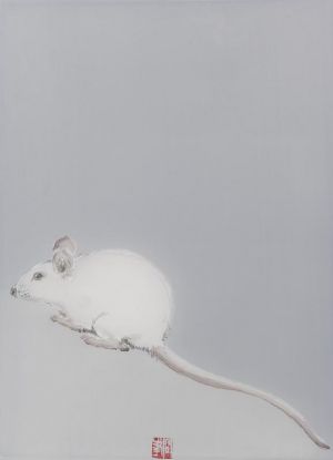 Contemporary Artwork by Li Wenfeng - Representing The Twelve Earthly Branches Series Mouse