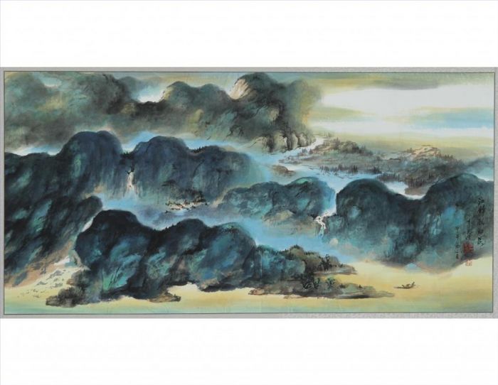Li Xianjun's Contemporary Chinese Painting - Landscape 