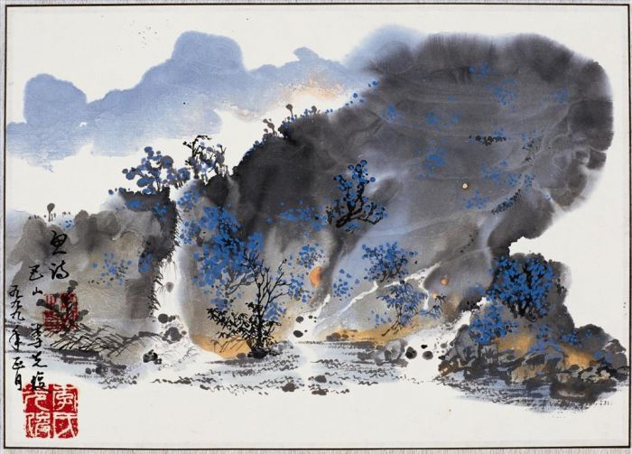 Li Xianjun's Contemporary Chinese Painting - Poetic
