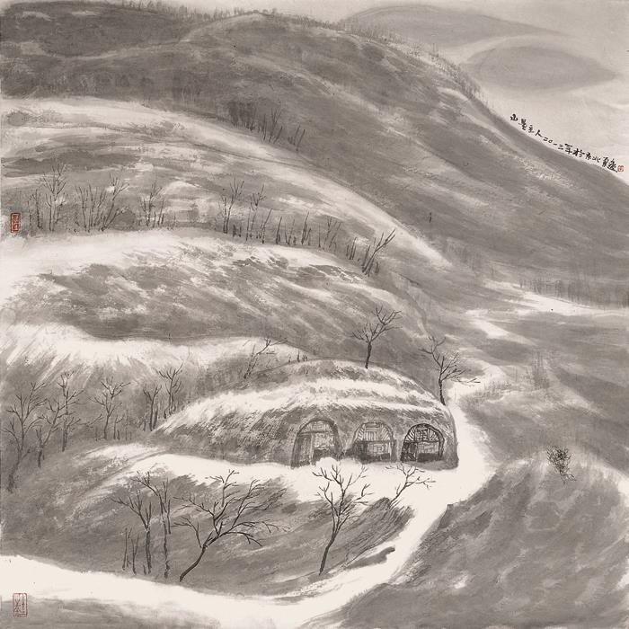Li Yongyi's Contemporary Chinese Painting - The Mountain Is The Host