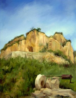 Contemporary Oil Painting - Ancient Well