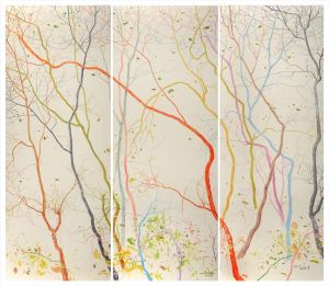 Contemporary Artwork by Lian Xueming - Branch Colour Forest