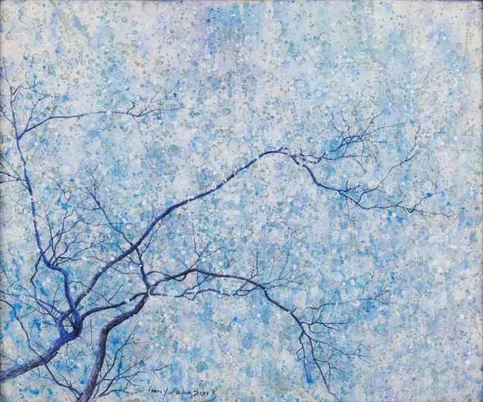 Lian Xueming's Contemporary Oil Painting - Branch Points