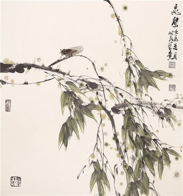 Liang Shimin's Contemporary Chinese Painting - A Sound Far Away
