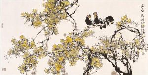 Contemporary Artwork by Liang Shimin - Enjoy The Spring