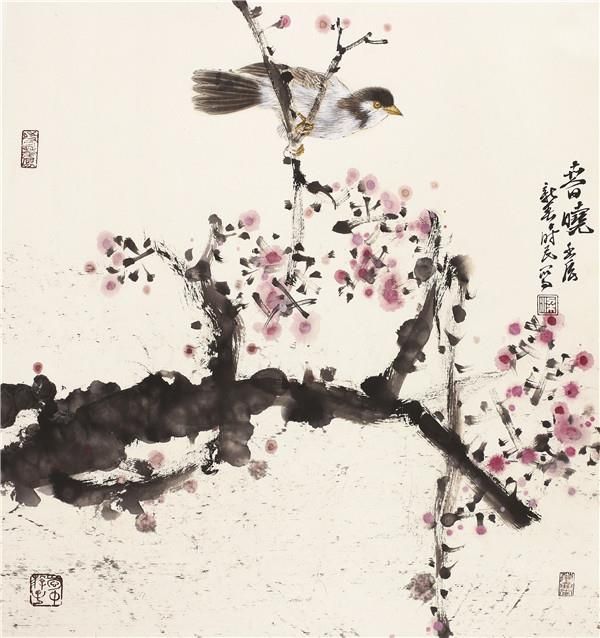 Liang Shimin's Contemporary Chinese Painting - Spring Dawn