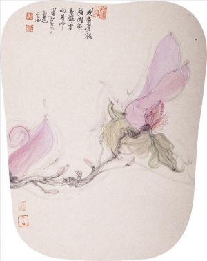 Contemporary Artwork by Liang Yu - Painting of Flowers and Birds in Traditional Chinese Style