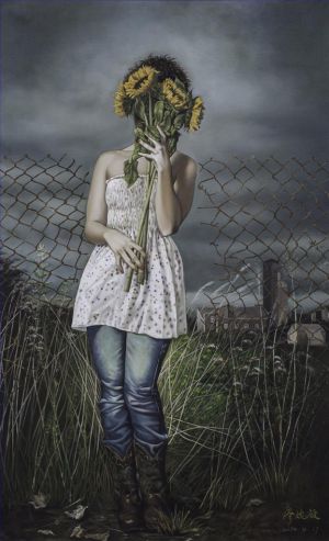 Contemporary Artwork by Liao Wanning - Sunflower