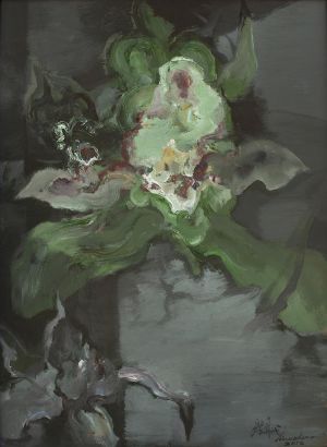 Contemporary Oil Painting - The Flower of Evil 2