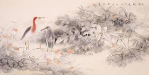 Contemporary Artwork by Liu Gang - Rain Is Coming