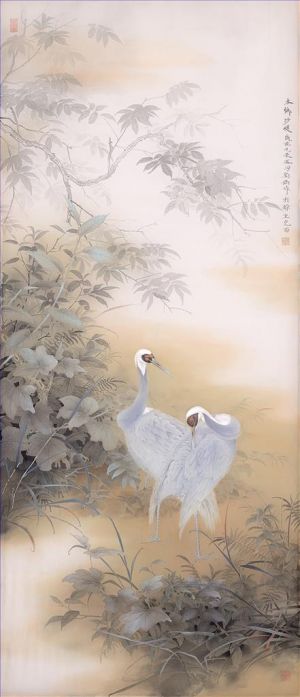 Warm Sand in A Waterside Village - Contemporary Chinese Painting Art