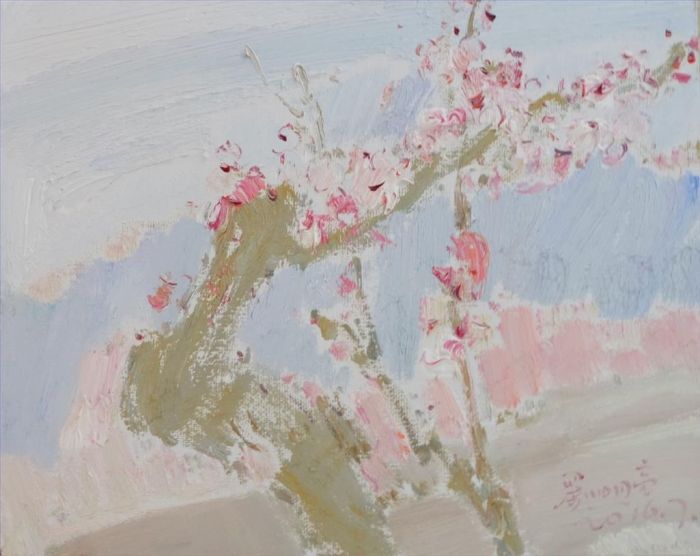 Liu Mingliang's Contemporary Oil Painting - Flowers 2