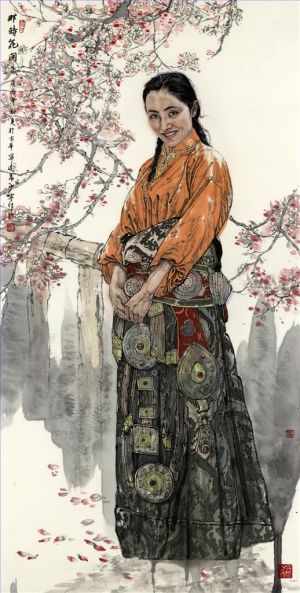 Contemporary Chinese Painting - When Flowers Bloom