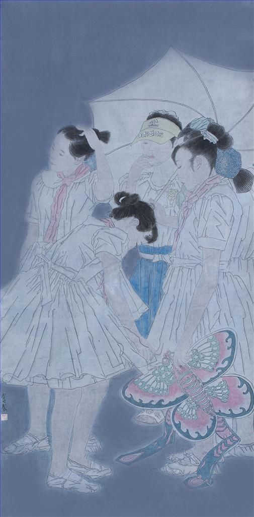 Liu Shuangxi's Contemporary Chinese Painting - Mayflower 2