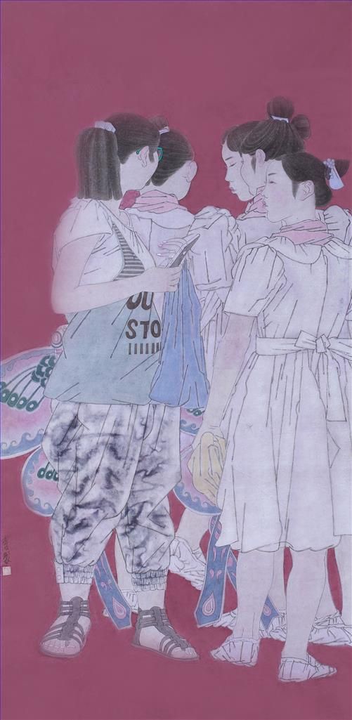 Liu Shuangxi's Contemporary Chinese Painting - Mayflower
