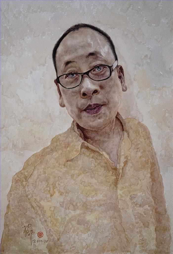 Liu Xiangdong's Contemporary Various Paintings - Drunken