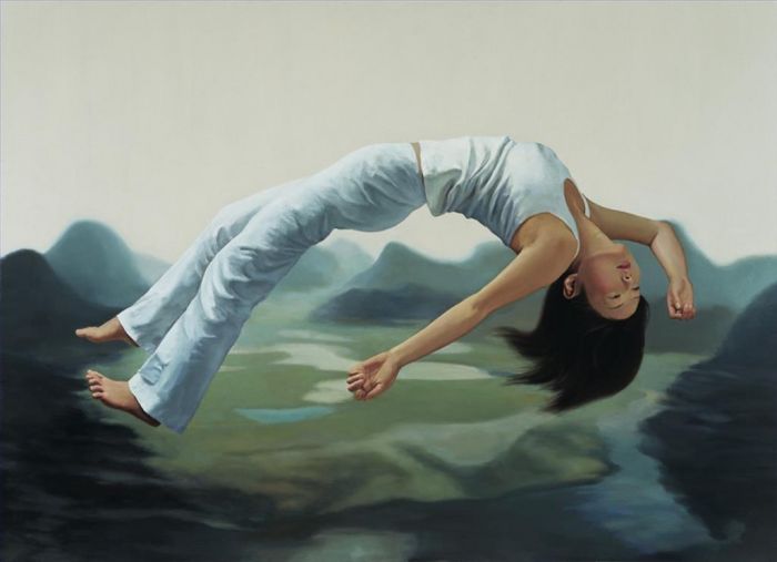Liu Yanfeng's Contemporary Oil Painting - Suspension 2
