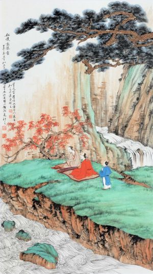 Contemporary Chinese Painting - Hermits in Songxi