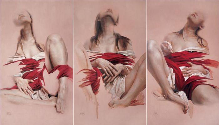 Liu Yuanshou's Contemporary Oil Painting - Illusion
