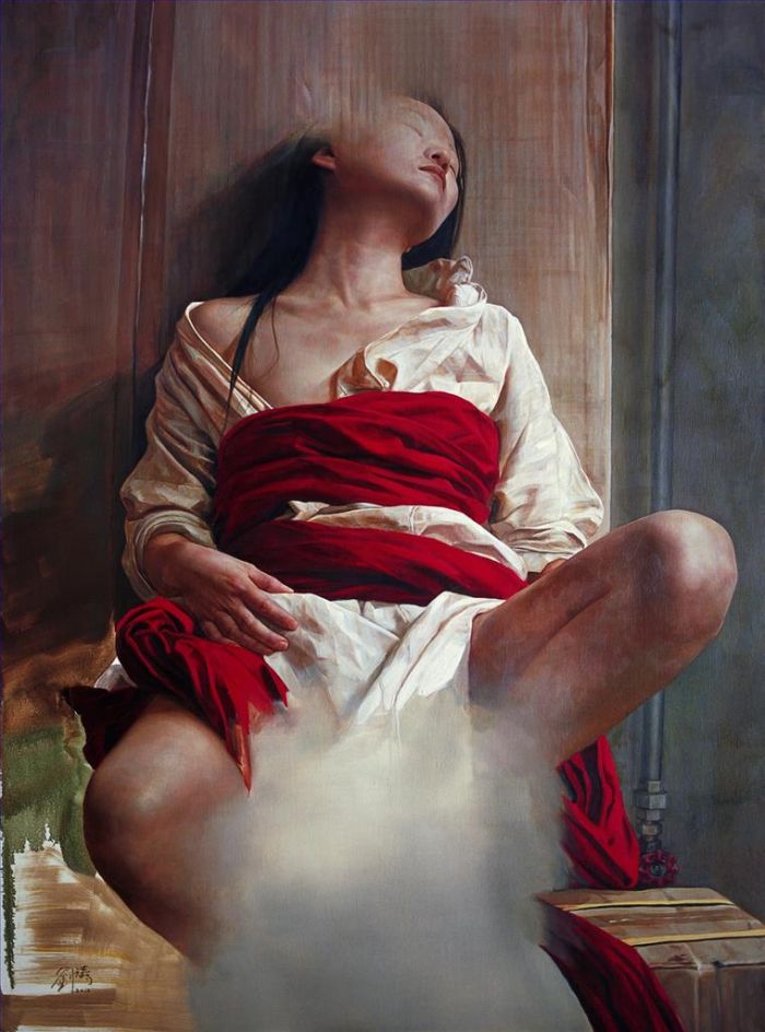 Liu Yuanshou's Contemporary Oil Painting - Permeate
