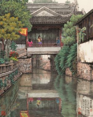 Contemporary Chinese Painting - An Ancient City