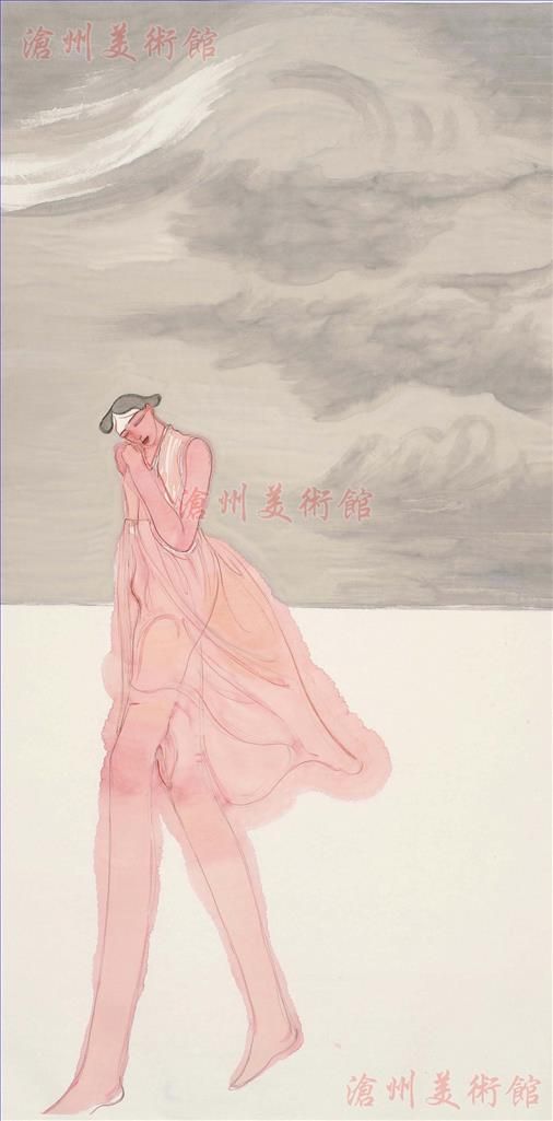 Ma Zhaolin's Contemporary Chinese Painting - Keep Watching