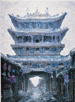 Contemporary Artwork by Nie Weigu - Chinese Style