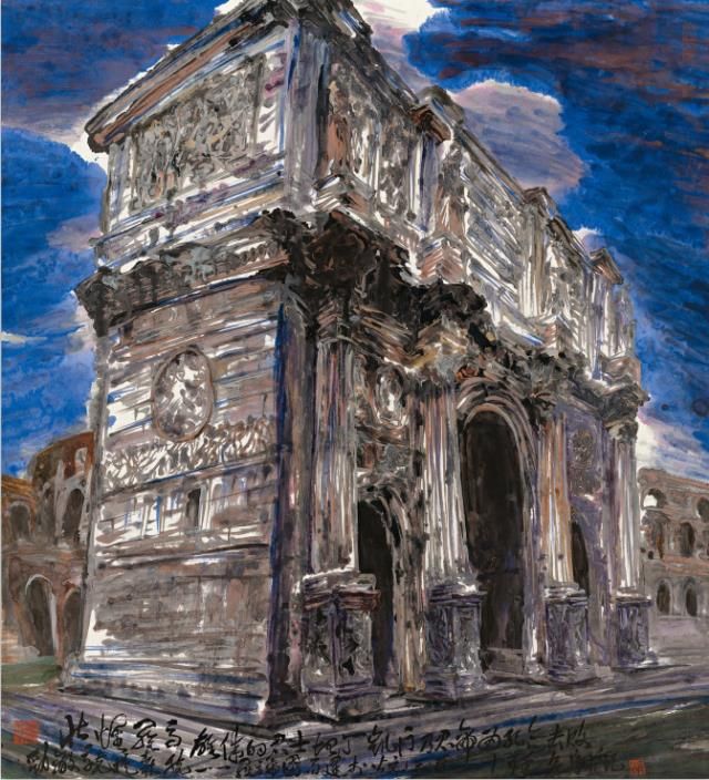 Nie Weigu's Contemporary Chinese Painting - Great Rome