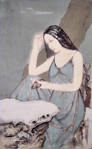 Contemporary Chinese Painting - Flowery Tears