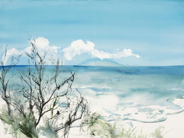 Peng Xiaoxuan's Contemporary Various Paintings - Listen to The Sea