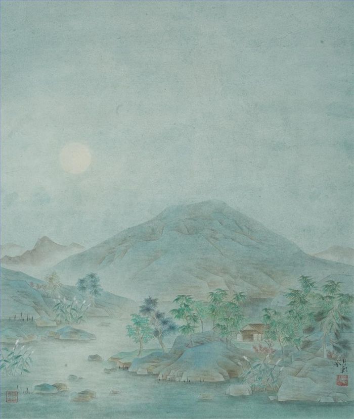 Pu Jun's Contemporary Chinese Painting - Cold Moonlight