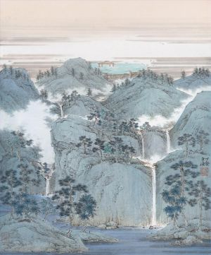 Contemporary Chinese Painting - Rivers Running Out of Mountains