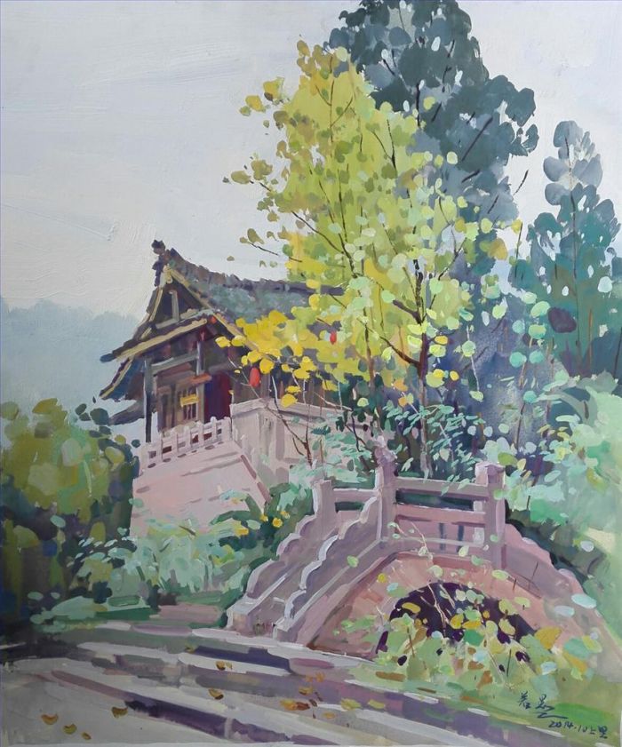 Qian Ruoyu's Contemporary Oil Painting - Scenery
