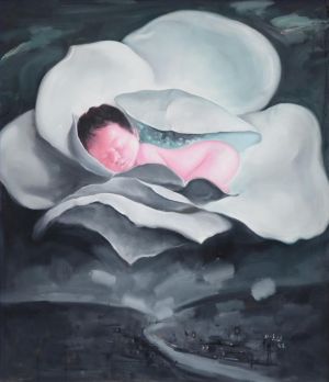 Contemporary Oil Painting - The Dream of Lotus