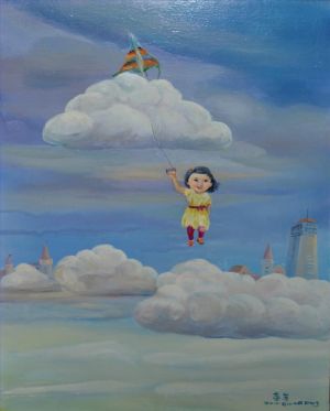 Contemporary Artwork by Qiu Weiping - Childhood