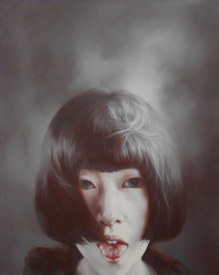 Rong Zhibin's Contemporary Oil Painting - To Youth 4