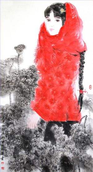 Contemporary Chinese Painting - A Girl Named Qiuxiang