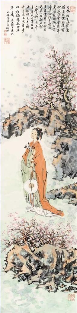 Sheng Tianye's Contemporary Chinese Painting - Waiting For Spring