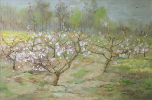 Contemporary Artwork by Shi Xiaowei - Spring Peach Blossom