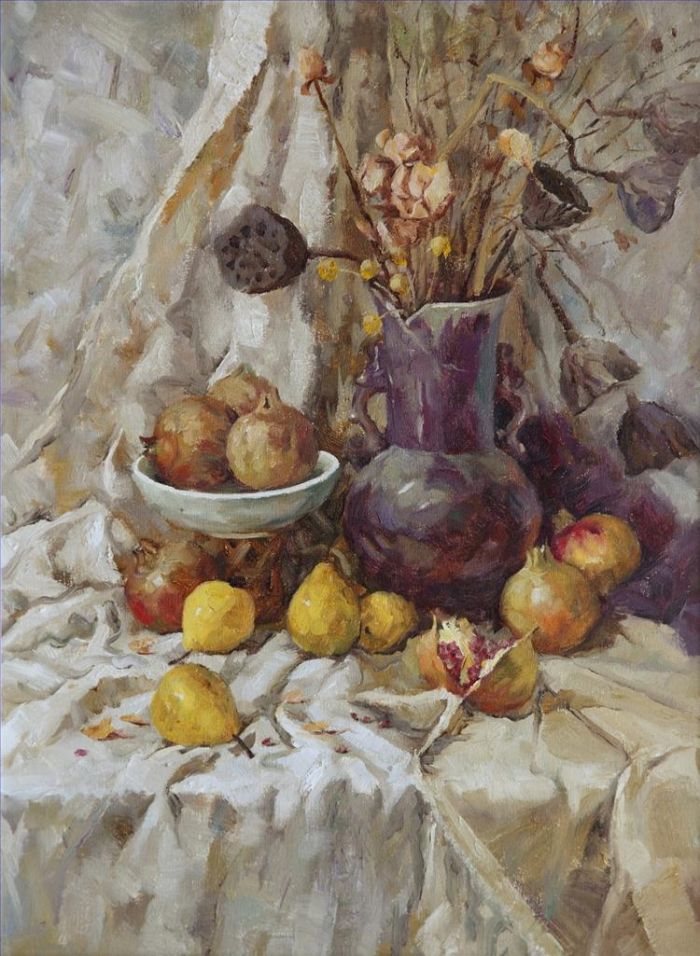 Shi Xiaowei's Contemporary Oil Painting - Still Life